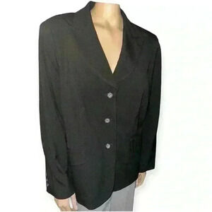 Giorgio Sant’ Angelo women’s black blazer size 16W Classic